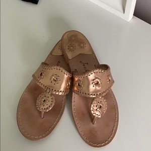 Jack Rogers Rose Gold Sandal